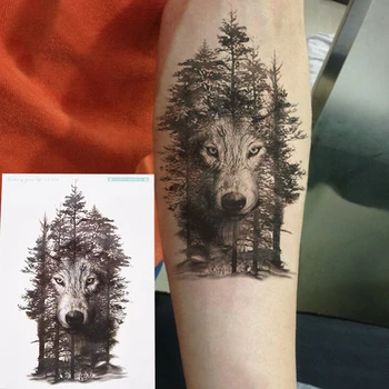 1Pc women men Waterproof Temporary Tattoo Sticker wolf forest tatto stickers flash tatoo fake tattoos
1Pc women men Waterproof Temporary Tattoo Sticker wolf forest tatto stickers flash tatoo fake tattoos