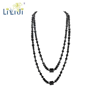 LiiJi Unique Fashion Black Crystal Glass Long necklace Nice Gift for Women 33''/140cm
LiiJi Unique Fashion Black Crystal Glass Long necklace Nice Gift for Women 33''/140cm