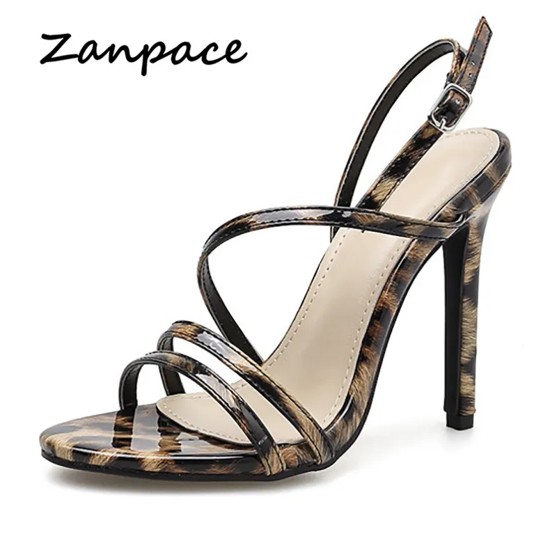 Large Size Womens Shoes High Heels Leopard Patent Leather Sandals Pumps Sexy Thin Buckle Strap Dress Sandalias Mujer 2019
Large Size Womens Shoes High Heels Leopard Patent Leather Sandals Pumps Sexy Thin Buckle Strap Dress Sandalias Mujer 2019