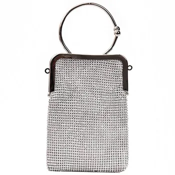 Diamond-Studded Handle Luxury Ladies Tote Bag Party Clutch Bag Crossbody Mini Bag Chain Purse Female Flap Shouolder Bag 3 Color
Diamond-Studded Handle Luxury Ladies Tote Bag Party Clutch Bag Crossbody Mini Bag Chain Purse Female Flap Shouolder Bag 3 Color