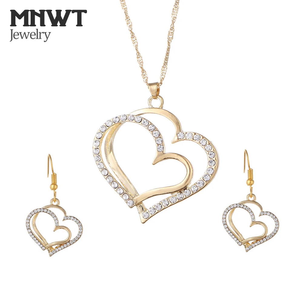 MNWT Women Crystal Heart Pendants Necklace Lady Sweet Valentines Day Gift Wedding Engagement Jewelry
MNWT Women Crystal Heart Pendants Necklace Lady Sweet Valentines Day Gift Wedding Engagement Jewelry