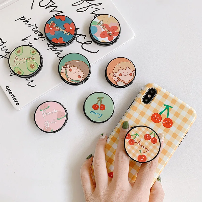 Cute Flower Folding stand For Mobile phone Holder for iPhone X 8 7 6 Plus for Samsung For Huawei Phone Case Fruit Grip Kichstand
Cute Flower Folding stand For Mobile phone Holder for iPhone X 8 7 6 Plus for Samsung For Huawei Phone Case Fruit Grip Kichstand