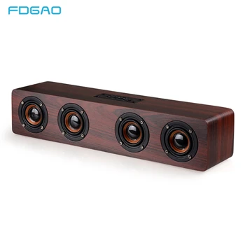 FDGAO Wooden Wireless Bluetooth Speaker Portable HiFi Stereo Bass Altavoz TF caixa de som Soundbar for iPhone Sumsung Xiaomi
FDGAO Wooden Wireless Bluetooth Speaker Portable HiFi Stereo Bass Altavoz TF caixa de som Soundbar for iPhone Sumsung Xiaomi