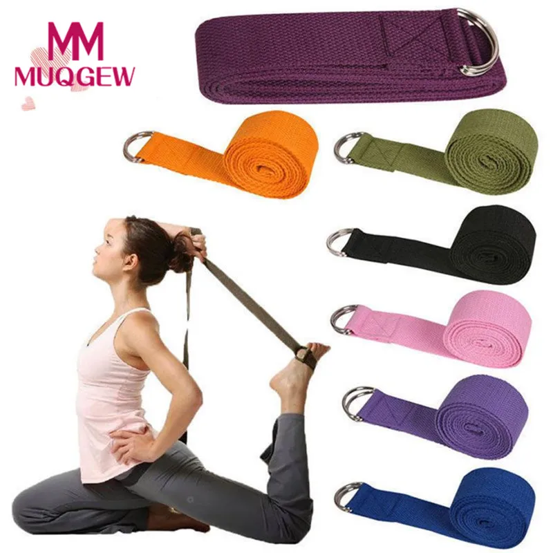 180CM Adjustable D-Ring Gym Waist Sport Yoga Stretch Strap Waist Leg Fitness Yoga Belt New
180CM Adjustable D-Ring Gym Waist Sport Yoga Stretch Strap Waist Leg Fitness Yoga Belt New