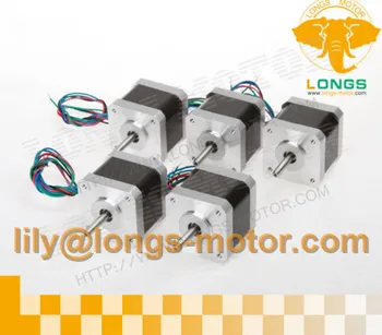 FREE Ship! 5PCS NEMA17 0.9degree 1.7A 4000g.cm 56oz-in 40N.cm 17HM5417 40MM stepper motor,2phase 3D printer DIY CNC LONGS MOTOR
FREE Ship! 5PCS NEMA17 0.9degree 1.7A 4000g.cm 56oz-in 40N.cm 17HM5417 40MM stepper motor,2phase 3D printer DIY CNC LONGS MOTOR