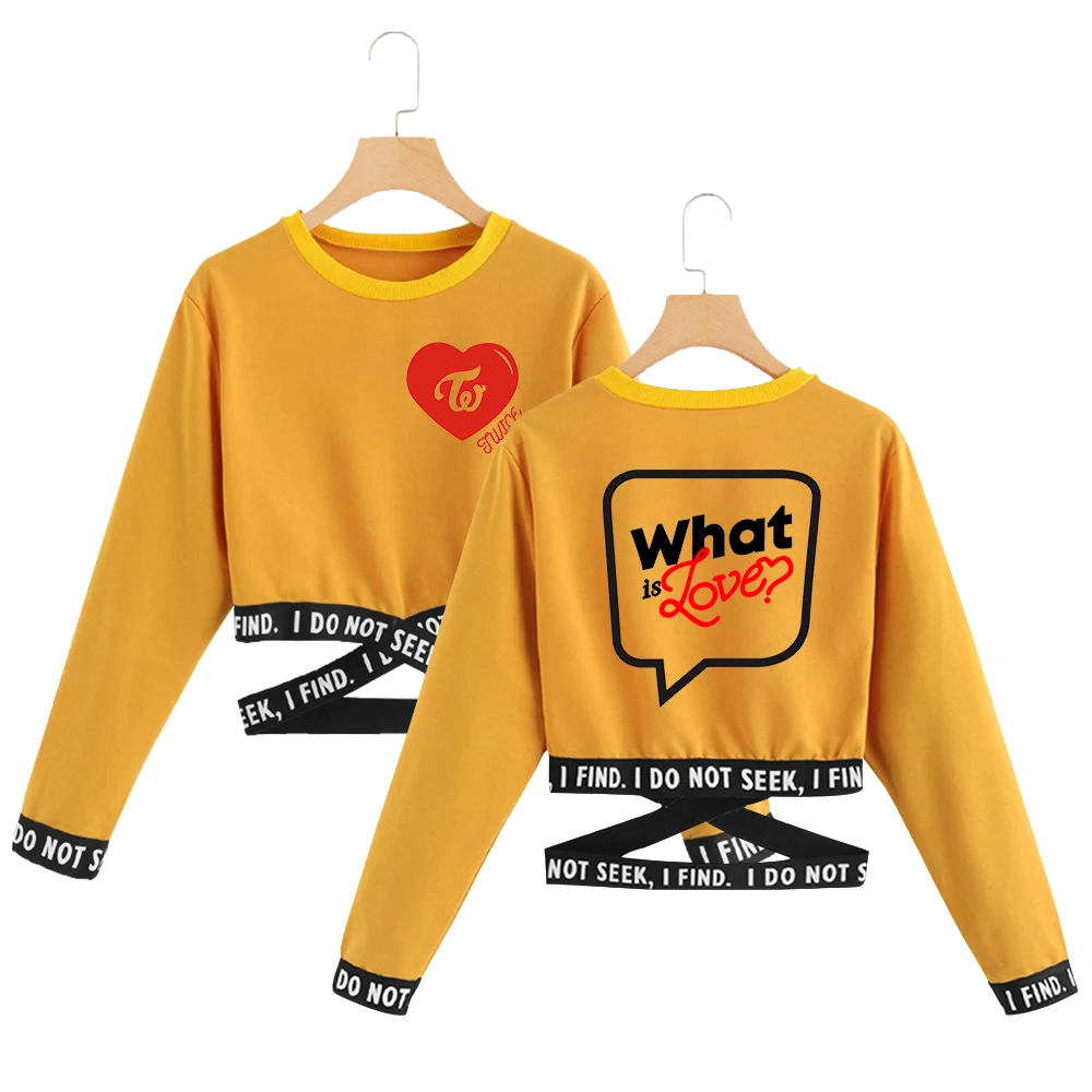 Cool TWICE Lady's Team Cool Sexy New Stylish Cool kpop Sweatshirt korean Summer Bjork crop women long sleeve Fashion streetwear
Cool TWICE Lady's Team Cool Sexy New Stylish Cool kpop Sweatshirt korean Summer Bjork crop women long sleeve Fashion streetwear