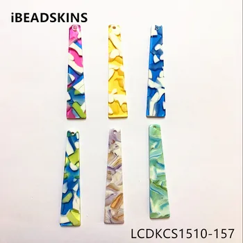 New arrival! 55X12mm 50pcs/lot acetic acid imitate marble texture Trapezoid-shape charms for earring/Jewelry DIY(As shown)
New arrival! 55X12mm 50pcs/lot acetic acid imitate marble texture Trapezoid-shape charms for earring/Jewelry DIY(As shown)