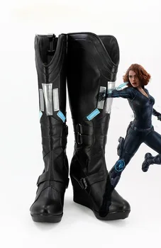 

Avengers: Infinity War Cosplay Captain America Civil War Black Widow Cosplay Shoes Natasha Romanoff Boot Halloween For Adult