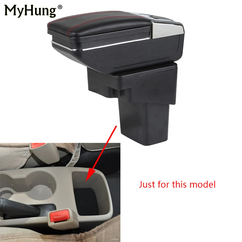 Car Console Armrest Box For Hyundai Solaris Verna Grand Avega 2010-2016 Central Storage With Cup Holder Ashtray Arm Rest | Автомобили и