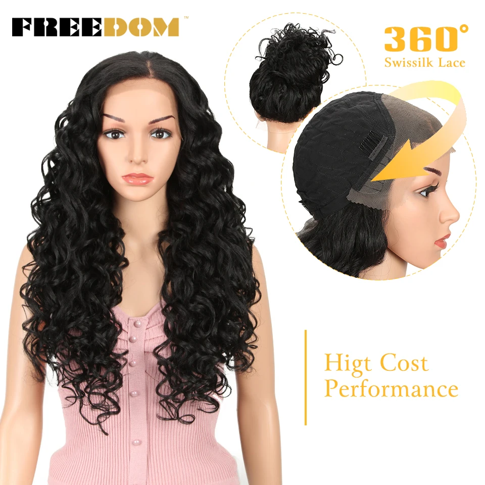FREEDOM Synthetic Lace Front Wig 26Inch Easy 360 Lace Wig Ponytail Blonde Heat Resistant Suitable Hair Wig High Cost Performance
FREEDOM Synthetic Lace Front Wig 26Inch Easy 360 Lace Wig Ponytail Blonde Heat Resistant Suitable Hair Wig High Cost Performance