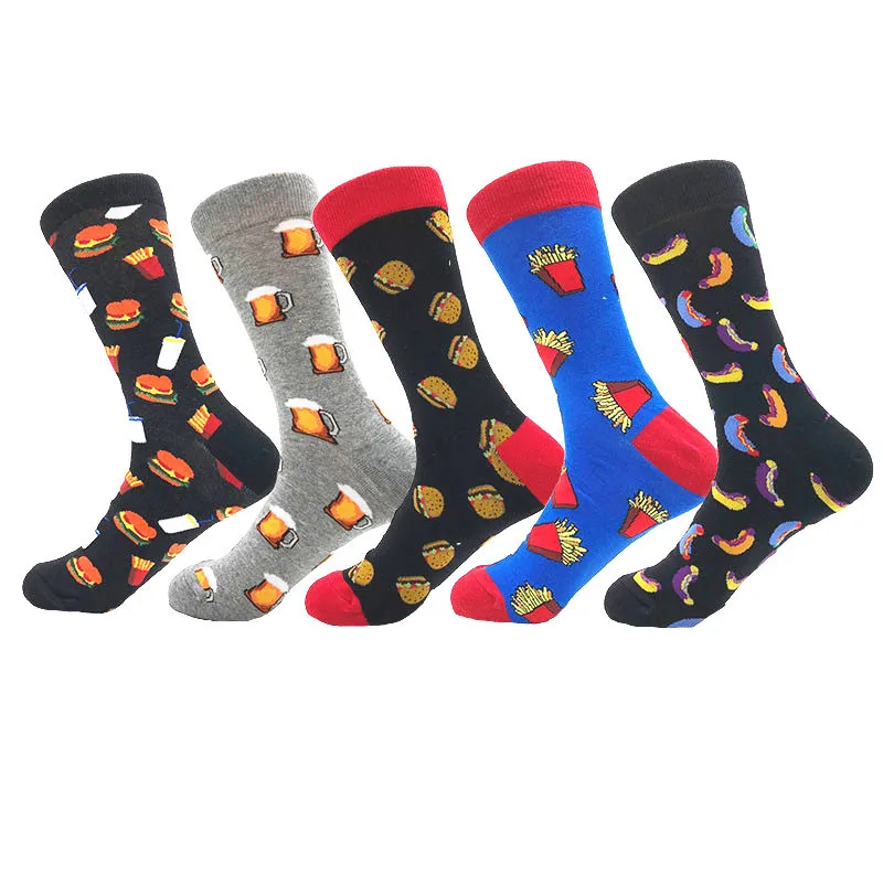 Delicious Food Beer Hamburger Printing Men Socks Creative Crew Funny Cartoon Sokken Harajuku Hip Hop Novelty Calcetines Hombre
Delicious Food Beer Hamburger Printing Men Socks Creative Crew Funny Cartoon Sokken Harajuku Hip Hop Novelty Calcetines Hombre