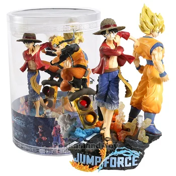 Dragon Ball Super Saiyan Son Goku One Piece Monkey D Luffy Uzumaki Naruto JUMP FORCE Statue 18CM Figure Model Toys Collect
Dragon Ball Super Saiyan Son Goku One Piece Monkey D Luffy Uzumaki Naruto JUMP FORCE Statue 18CM Figure Model Toys Collect