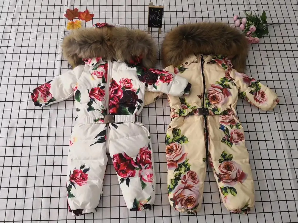 Girls Down Jackets Winter Children Down Jumpsuits Boys Down Jackets Snow-wear Children Down Jacket Natural Fur Belt Jumpsuit
Girls Down Jackets Winter Children Down Jumpsuits Boys Down Jackets Snow-wear Children Down Jacket Natural Fur Belt Jumpsuit