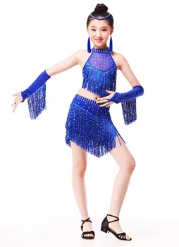 New 2016 Sequin Tassels Latin Dress for Girls Stage Performance/Competition Dancewear Adult/Kids Samba/Salsa Costumes
New 2016 Sequin Tassels Latin Dress for Girls Stage Performance/Competition Dancewear Adult/Kids Samba/Salsa Costumes