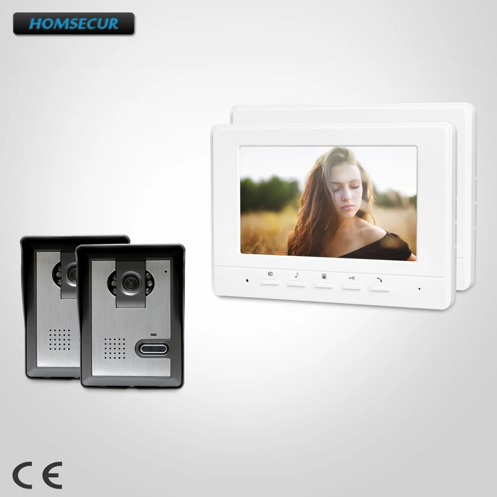 HOMSECUR 7inch Wired Video Door Entry Phone Call System with Mute Mode for Home Security XC005+XM707-W
HOMSECUR 7inch Wired Video Door Entry Phone Call System with Mute Mode for Home Security XC005+XM707-W