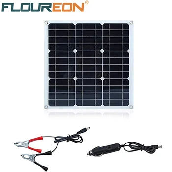2019 NEW Floureon 30W flexible Solar Panel Solar Cells Cell Module DC for Car Yacht Light RV 12V Battery Boat 5V outdoor Charger
2019 NEW Floureon 30W flexible Solar Panel Solar Cells Cell Module DC for Car Yacht Light RV 12V Battery Boat 5V outdoor Charger