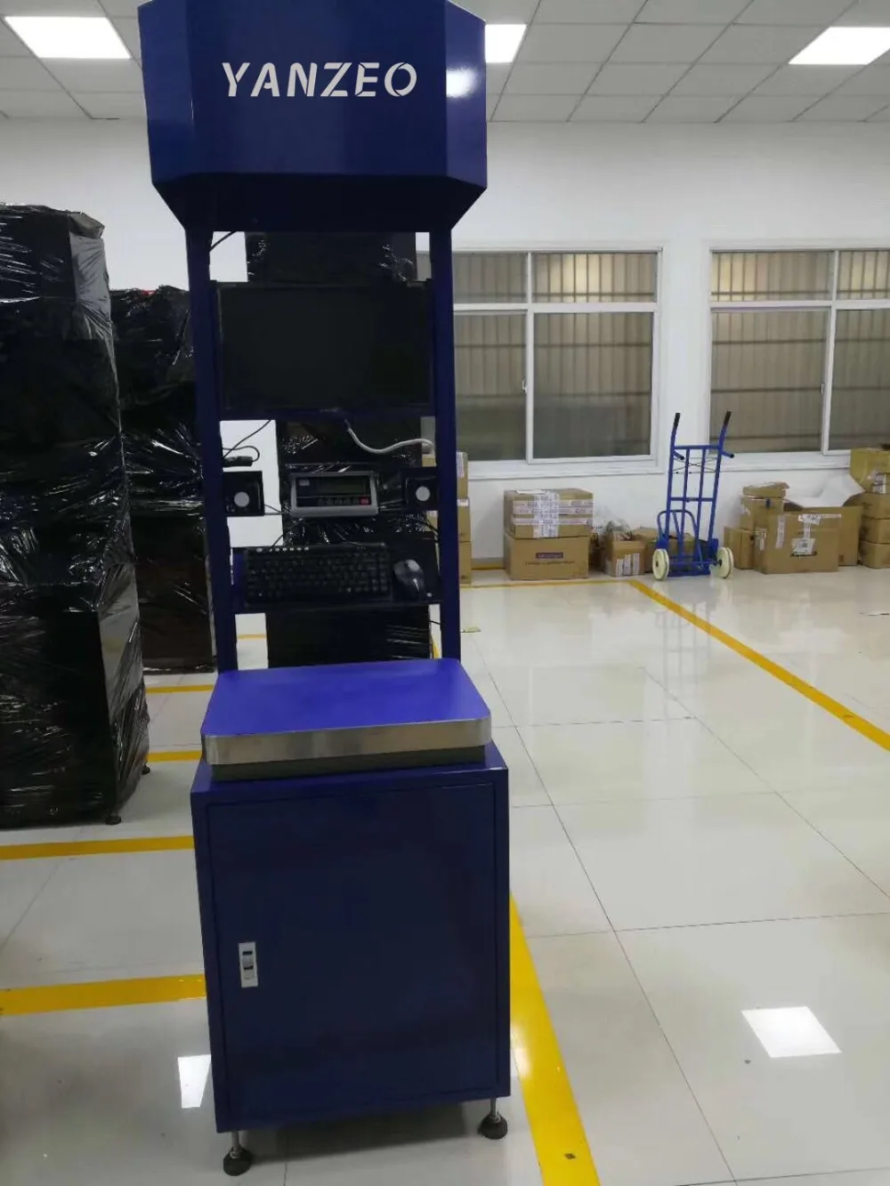 YANZEO S9000 Logistics Express Volume Weight Rapid Measuring Instrument Code Scanning Machine
YANZEO S9000 Logistics Express Volume Weight Rapid Measuring Instrument Code Scanning Machine