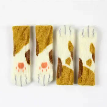 4pcs Chair Booties Sleeve Knitted Chairs Legs Cover Cat Paws Protective Chairs Leg Socks Dining Table Floor Non-Slip Protector
4pcs Chair Booties Sleeve Knitted Chairs Legs Cover Cat Paws Protective Chairs Leg Socks Dining Table Floor Non-Slip Protector
