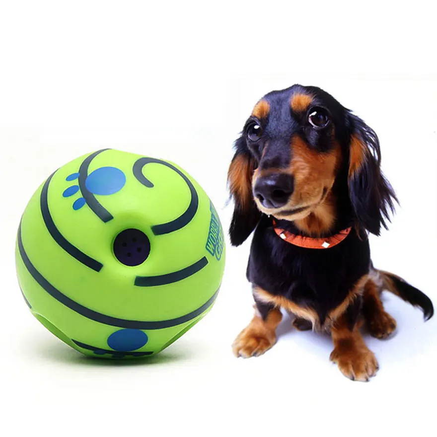 Pet Dogs Cats Playing Ball Funny Sound Safe Training Chewing Ball for Wobble Wag Giggle Fun Pets Toy Gift Pet Safe Toy Supplies
Pet Dogs Cats Playing Ball Funny Sound Safe Training Chewing Ball for Wobble Wag Giggle Fun Pets Toy Gift Pet Safe Toy Supplies