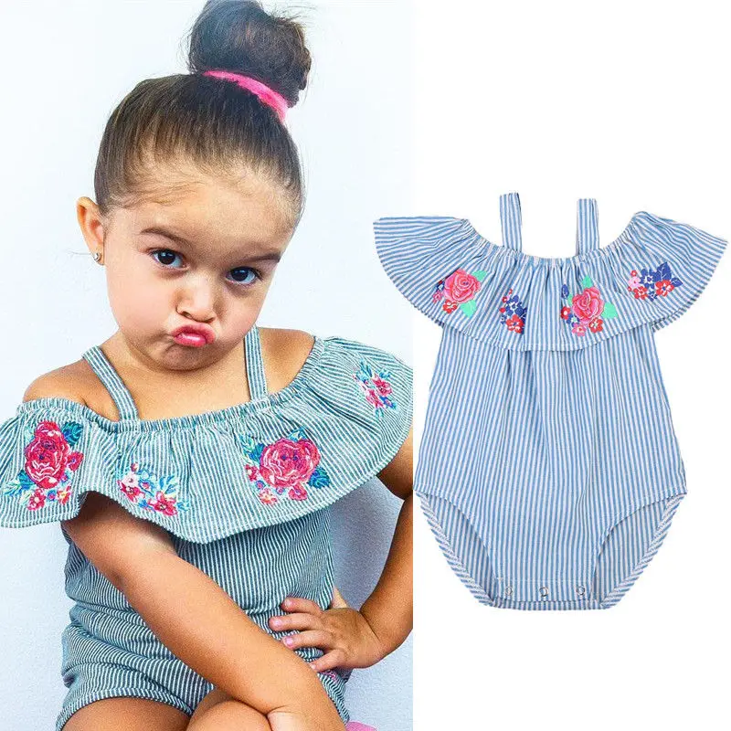 Pudcoco Infant Baby Girls Roses Striped Romper Jumpsuit Outfit Sunsuit off the shoulder
Pudcoco Infant Baby Girls Roses Striped Romper Jumpsuit Outfit Sunsuit off the shoulder