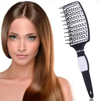 27.5x5.5x108cm Curved And Vented Hair Brush Massage Hair Comb Quick Dry Brush Salon Hair Styling Tools Head Massage Comb 
27.5x5.5x108cm Curved And Vented Hair Brush Massage Hair Comb Quick Dry Brush Salon Hair Styling Tools Head Massage Comb
