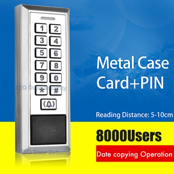 Contact-less Inductive Card Metal Password Access Controller with 8000Users Large Capacity WG26 interface RFID Door Entry System
Contact-less Inductive Card Metal Password Access Controller with 8000Users Large Capacity WG26 interface RFID Door Entry System
