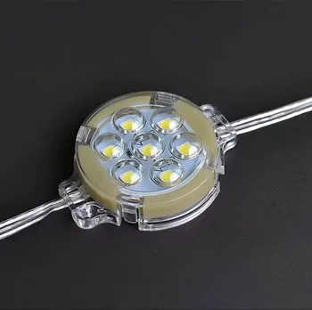 WHITE color 50mm diameter;25pcs/string IP68 led module;7leds,high bright;DC24V input
WHITE color 50mm diameter;25pcs/string IP68 led module;7leds,high bright;DC24V input