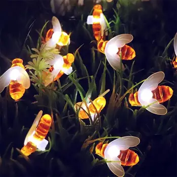 7m 50LEDs Solar String Lights Outdoor Waterproof Simulation Honey Bees LED Fairy String Light for Garden Xmas Party Decorations 
7m 50LEDs Solar String Lights Outdoor Waterproof Simulation Honey Bees LED Fairy String Light for Garden Xmas Party Decorations