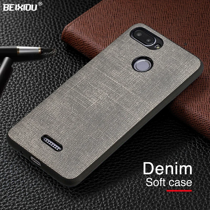 Luxury Denim Leather Canvas Case For Xiaomi Redmi 6A Phone Cover Business Cloth Soft Back Cover for Xiaomi Redmi 6 5.45"
Luxury Denim Leather Canvas Case For Xiaomi Redmi 6A Phone Cover Business Cloth Soft Back Cover for Xiaomi Redmi 6 5.45"