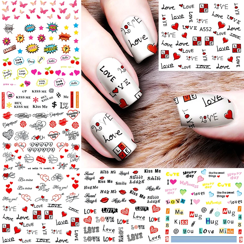 12 sheets English alphabet nail sticker water decals for nail art decorations fake nails accessoires supplies tool love heart
12 sheets English alphabet nail sticker water decals for nail art decorations fake nails accessoires supplies tool love heart