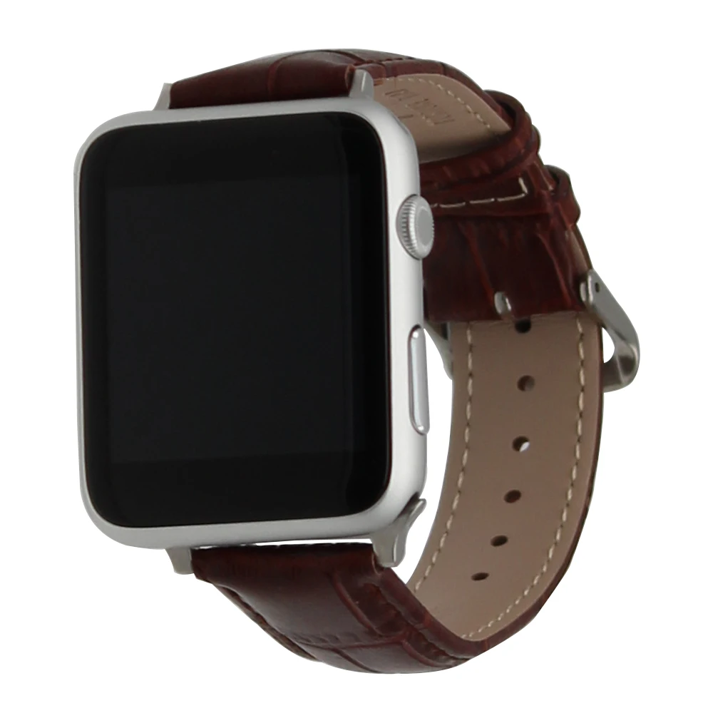 Ремешок для наручных часов из натуральной кожи с адаптерами iWatch Apple Watch 38 мм 42