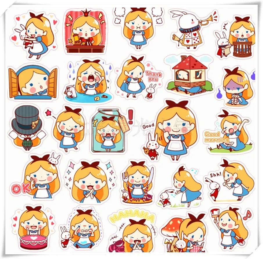 40pcs/pack Lovely Mini Alice Daily Decorative Sticker Scrapbooking Sticker Phone diary DIY craft photo albums Sticker
40pcs/pack Lovely Mini Alice Daily Decorative Sticker Scrapbooking Sticker Phone diary DIY craft photo albums Sticker