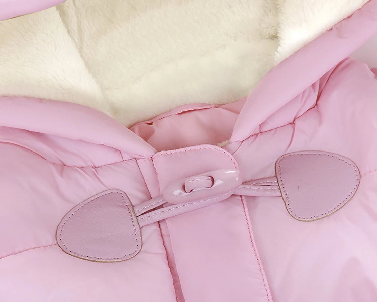 lrcoml Keep Thick warm Infant baby rompers Winter clothes Newborn Baby Boy Girl Romper Jumpsuit Hooded Kid Outerwear For 0-24M 16