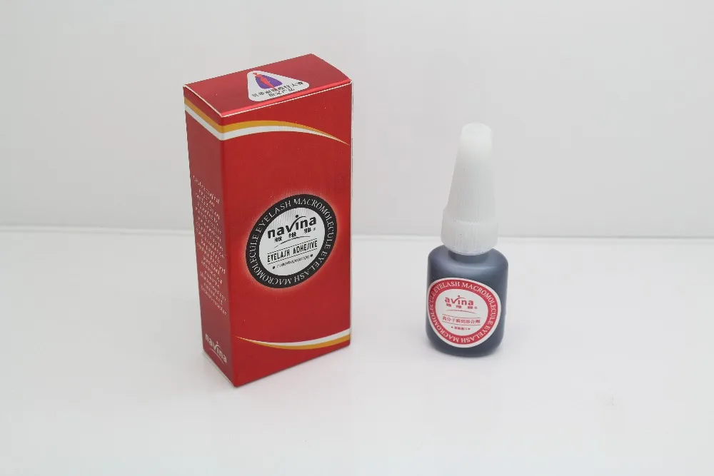 Navina Brand Original Package Professional 10g Eyelash Glue Makeup Liquid Red Box Macromolecule Adhesive Eye Lash Glue
Navina Brand Original Package Professional 10g Eyelash Glue Makeup Liquid Red Box Macromolecule Adhesive Eye Lash Glue