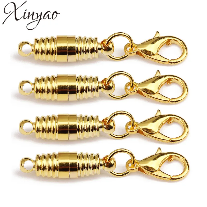 XINYAO 5pcs Metal Strong Magnetic Clasps for Bracelets Necklace 5*18/6*17mm Lobster Clasps Connectors For Diy Jewelry Making
XINYAO 5pcs Metal Strong Magnetic Clasps for Bracelets Necklace 5*18/6*17mm Lobster Clasps Connectors For Diy Jewelry Making