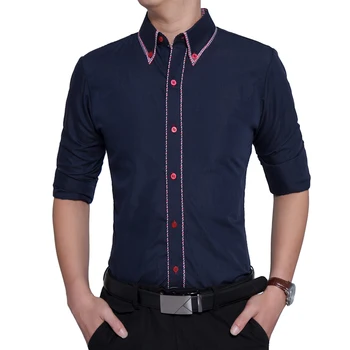 Brand 2018 Fashion Male Shirt Long-Sleeves Tops Soild Color Hit Color Side British Business Mens Dress Shirts Slim Men Shirt 3XL
Brand 2018 Fashion Male Shirt Long-Sleeves Tops Soild Color Hit Color Side British Business Mens Dress Shirts Slim Men Shirt 3XL