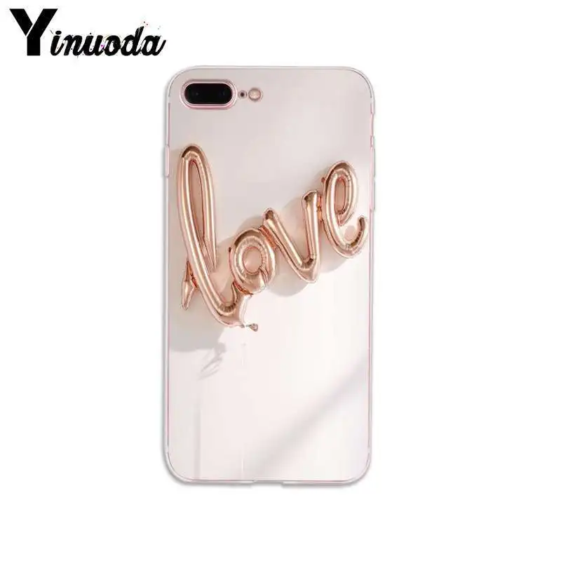 Love Heart Pineapple Gold Rose Stripes