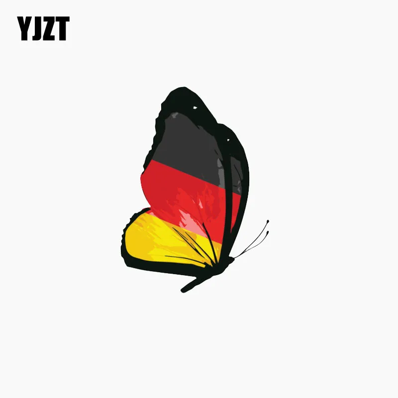 YJZT 8.2CM*11.2CM Germany Flag Butterfly Car Window Decal Reflective Car Sticker Motorcycle Accessories C1-7781
YJZT 8.2CM*11.2CM Germany Flag Butterfly Car Window Decal Reflective Car Sticker Motorcycle Accessories C1-7781