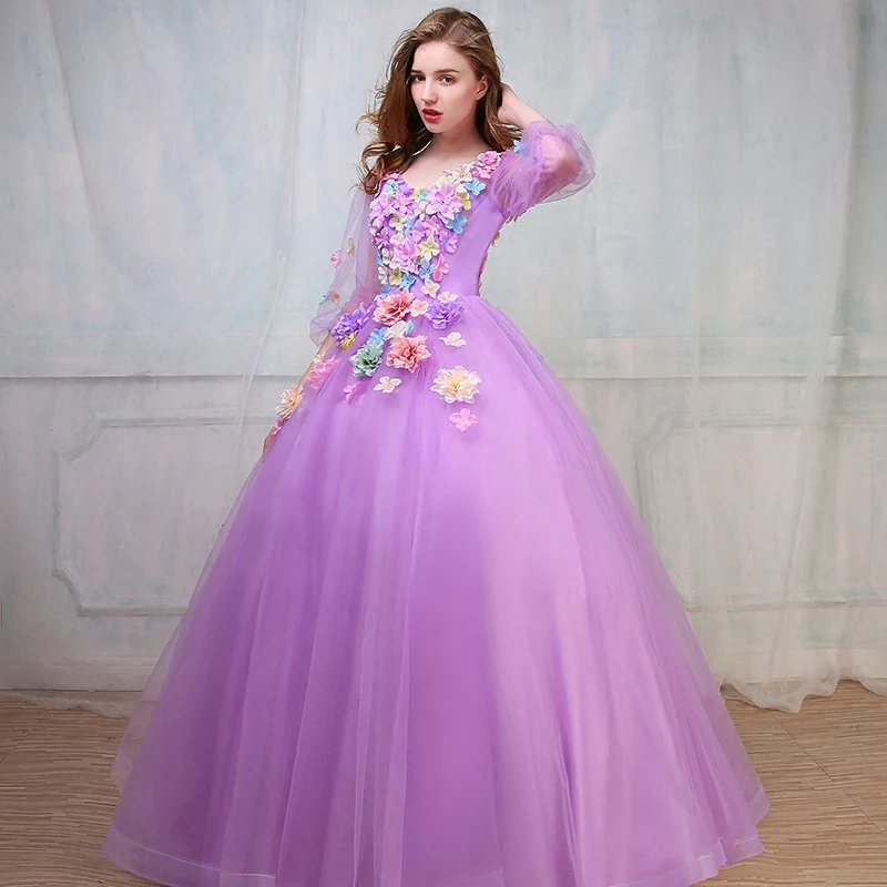 luxury light purple Medieval Renaissance Gown princess dress flower Costume Victorian cosplay Marie Antoinette Belle Ball gown
luxury light purple Medieval Renaissance Gown princess dress flower Costume Victorian cosplay Marie Antoinette Belle Ball gown