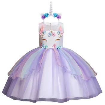 2019 New Cute Children Girls Flower Unicorn Costume 2pcs Set Rainbow Dress Headband Outfit for Kids Girls Unicorn Party Dress Up
2019 New Cute Children Girls Flower Unicorn Costume 2pcs Set Rainbow Dress Headband Outfit for Kids Girls Unicorn Party Dress Up