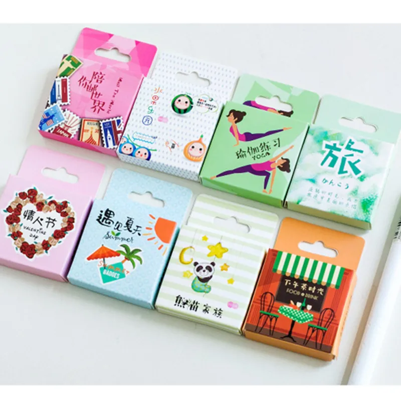 New 1 lot = 1 pack = 45 pcs happy tea life series mini paper diary sticker Scrapbooking Decoration label
New 1 lot = 1 pack = 45 pcs happy tea life series mini paper diary sticker Scrapbooking Decoration label