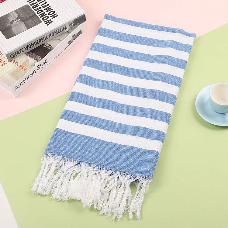 Enipate 100% Cotton Turkish Beach Towel Tassel Strips Pattern Summer Yoga Blanket Bath Towels Bikini Cover Up Shawl 100x180cm
Enipate 100% Cotton Turkish Beach Towel Tassel Strips Pattern Summer Yoga Blanket Bath Towels Bikini Cover Up Shawl 100x180cm