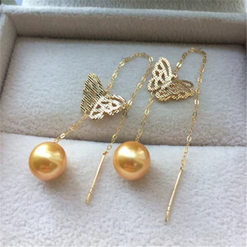 Strong luster AAAA Akoya earrings Drop earring Pearls Brand Jewerly 18k Gold jewelry Wedding Gift Christmas gift for Girls
Strong luster AAAA Akoya earrings Drop earring Pearls Brand Jewerly 18k Gold jewelry Wedding Gift Christmas gift for Girls