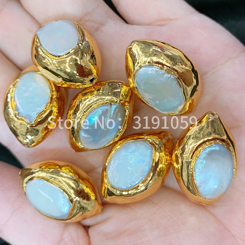 24k gold pearl accessories original design DIY round beads bracelet pendant pendant beads jewelry
24k gold pearl accessories original design DIY round beads bracelet pendant pendant beads jewelry