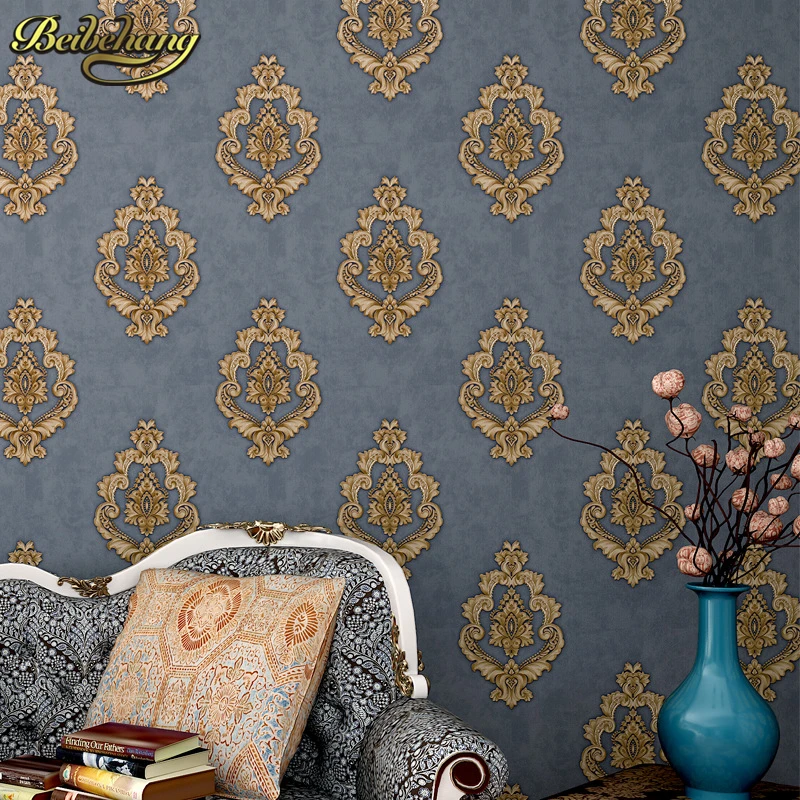 Dimensional sculpture wallpaper Retro European AB bedroom bedroom living room TV background wallpaper pvc deep embossed
Dimensional sculpture wallpaper Retro European AB bedroom bedroom living room TV background wallpaper pvc deep embossed