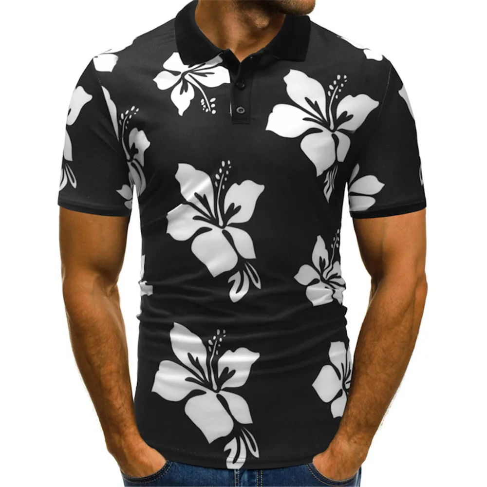 NIANJEEP 2018 Brand Male Polo Shirt clothes Flowers Print Short Sleeve Slim Fit Men Polo Shirts Casual quick dry black Homme
NIANJEEP 2018 Brand Male Polo Shirt clothes Flowers Print Short Sleeve Slim Fit Men Polo Shirts Casual quick dry black Homme