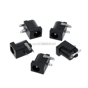 5 Pcs DC-005 Black DC Power Jack Socket Connector 5.5x2.1mm Barrel-Type PCB Mount R24 Whosale&DropShip
5 Pcs DC-005 Black DC Power Jack Socket Connector 5.5x2.1mm Barrel-Type PCB Mount R24 Whosale&DropShip