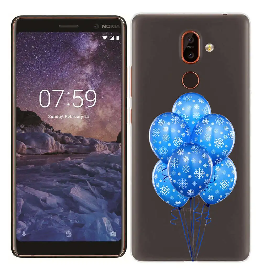Soft TPU Case for Nokia 7 Plus Smart Back Cover for Nokia 3 5 6 7 8 Painted ShockProof Fundas for Nokia 2.1 3.1 5.1 6.1 Silicone (14)_