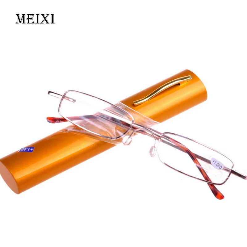 Pencil Case Easy Carry Men Women Reading Glasses Ultra Light Alloy Frame Resin Lens Unisex Eyewear +1 +1.5 +2 +2.5 +3 +3.5 +4
Pencil Case Easy Carry Men Women Reading Glasses Ultra Light Alloy Frame Resin Lens Unisex Eyewear +1 +1.5 +2 +2.5 +3 +3.5 +4