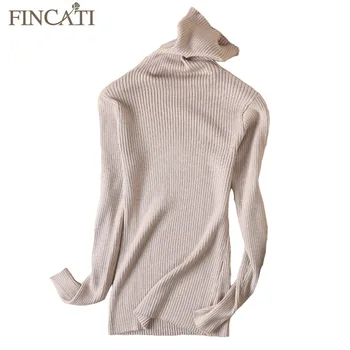 Women's Sweater New Autumn Winter Cashmere Blending Pile Collar Ribbed Knitting Casual Slim Soft Femme Bottom Shirts Pull
Women's Sweater New Autumn Winter Cashmere Blending Pile Collar Ribbed Knitting Casual Slim Soft Femme Bottom Shirts Pull